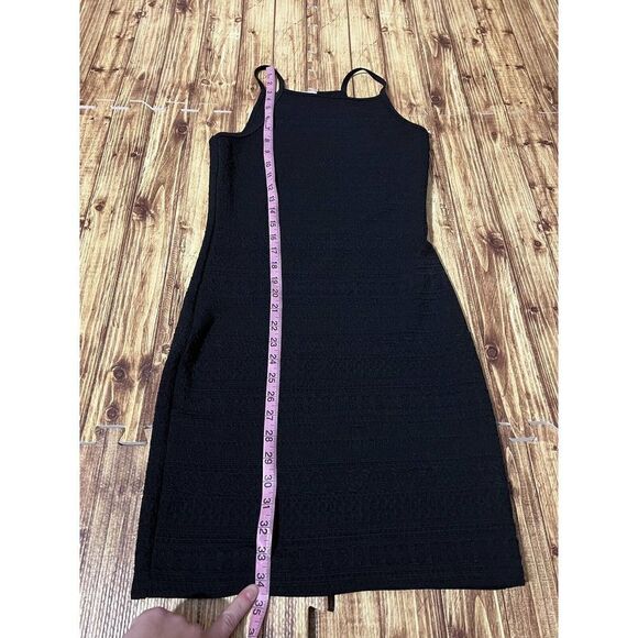 WOMENS BLACK PENCIL GARAGE DRESS - Picture 6 of 10